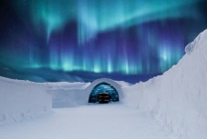 Northern lights show from Svolvaer